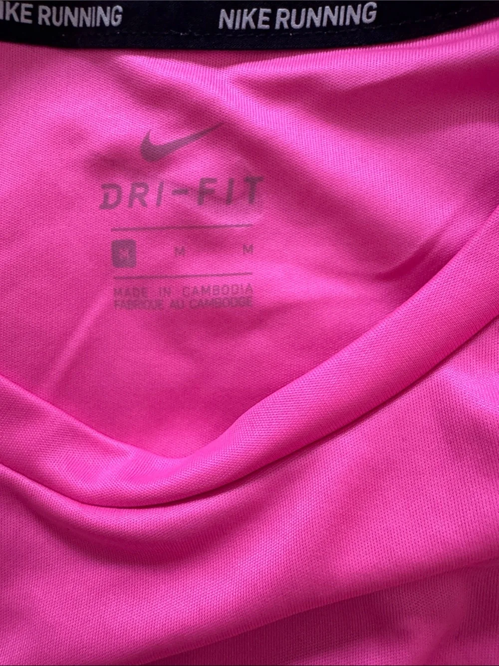 Nike Women’s Hot Pink Short Sleeve Dri-FIT Tee